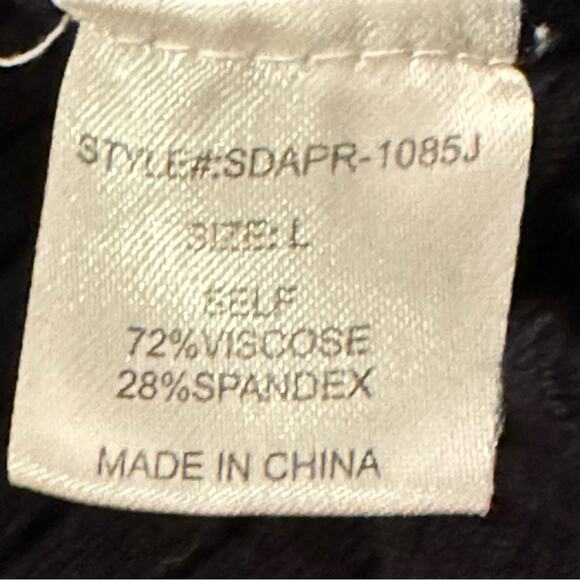 Style Up black ribbed long sleeve jumper size large L
 b6 - Picture 4 of 5